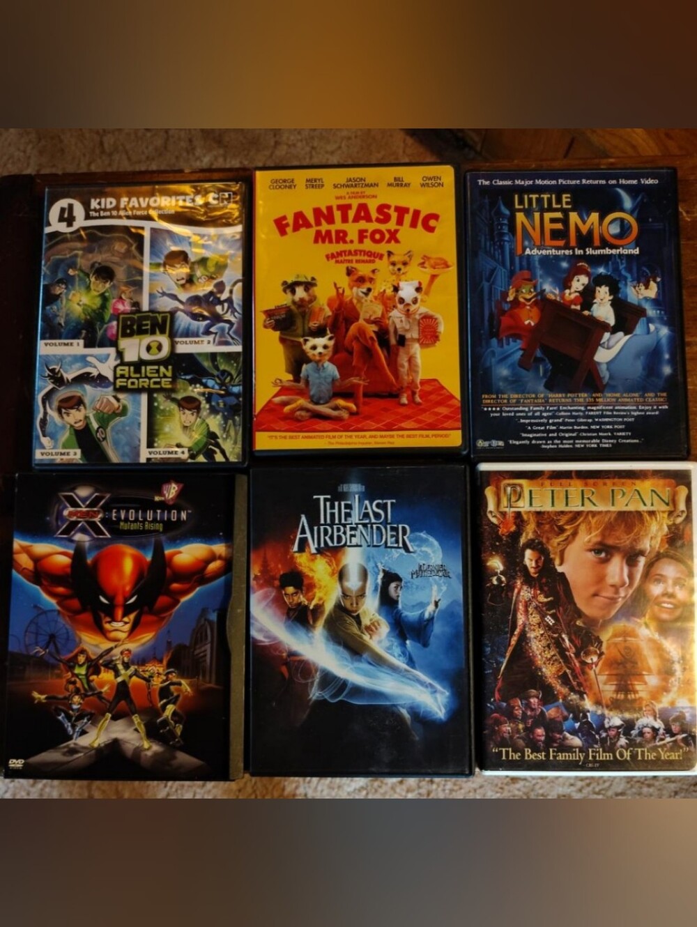 6 Kids & Family DVD Movie Bundle – Animation, Fantasy & Adventure